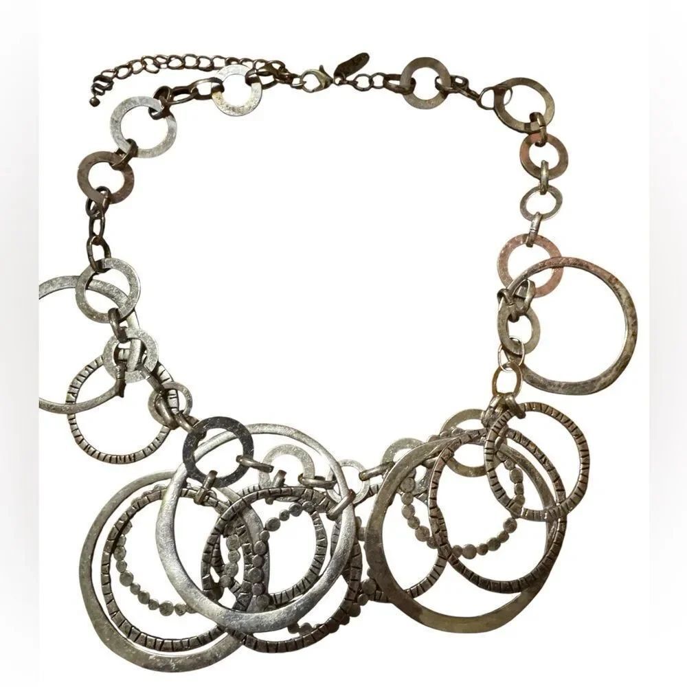 Style & Co Silver Tone Statement Necklace